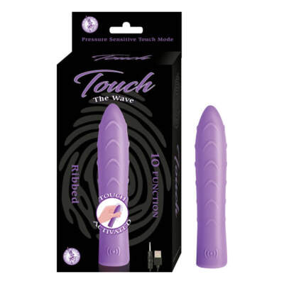 NASS Toys Touch The Wave Ribbed Bullet Purple 2844 2 782631284423 Multiview