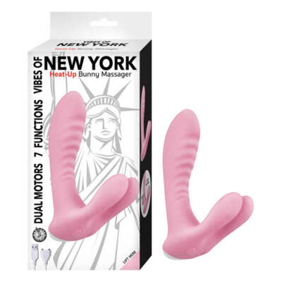 NASS Vibes of New York Heat Up Bunny Massager Pink 2913 1 782631291315 Multiview