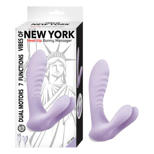 NASS Vibes of New York Heat Up Bunny Massager Purple 2913 2 782631291322 Multiview