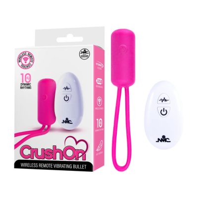 NMC Crush On Wireless Remote Vaginal Bullet Vibrator Pink FVRQ005A00 027 4897078633324 Multiview