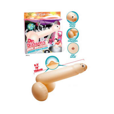 2N3716 - Dr Dicksons Inflatable Penis and scrotum for Hens Nights