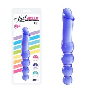 NMC Excellent Lust Jelly 9 Inch Double Ended Dong Clear Purple F06P003A00 042 4897078631696 Multiview