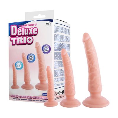 NMC Excellent Power Deluxe Trio Penis Dong Training Kit Light Flesh FKP003A000 001 4897078632587 Multiview