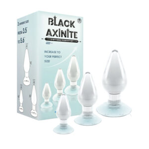 NMC Excellent Power Ice Crystals Axinite Anal Training Classic Plug Kit Clear FKQ029A000 050 4897078636158 Multiview
