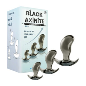 NMC Excellent Power Ice Crystals Axinite Anal Training Prostate Plug Kit Smoke Transparent Black FKQ028A000 041 4897078636097 Multiview