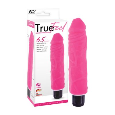 NMC Excellent Power True Feel 6 point 5 inch Dual Density Patriot Penis Vibrator Pink FPBP005A00 027 4897078631955 Multiview