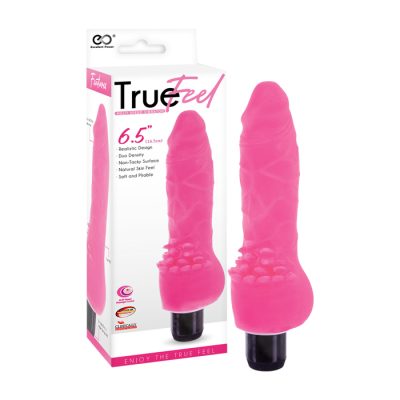 NMC Excellent Power True Feel 6 point 5 inch Dual Density Viking Penis Vibrator Pink FPBP009A00 027 4897078632112 Multiview