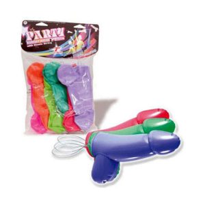NMC Inflatable Penis 6-pack various colours 2N3645 4892503085860
