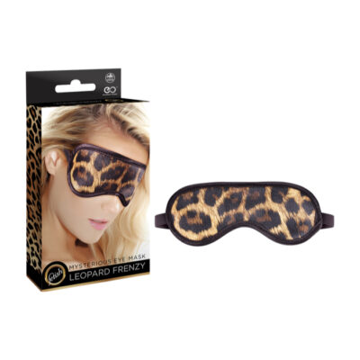 NMC Leopard Frenzy Bondage Gear Eye Mask Blindfold Leopard Print FNN004A000 070 4897078630972 Multiview
