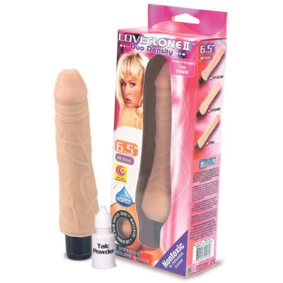 NMC Loveclone II 6 point 5 Inch Realistic Penis Vibrator Light Flesh F5P63 000 4892503045833 Multiview