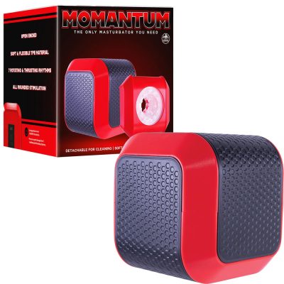 NMC Momantum Rotating Thrusting Stroker Masturbator Red Black FMQ012A000 008 4897078634291 Multiview