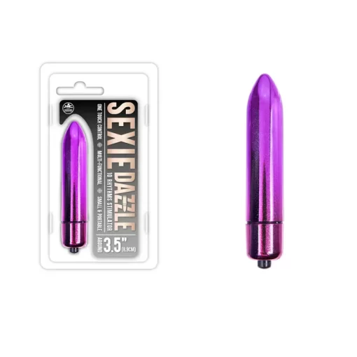 NMC Sexie Dazzle 10 Function Bullet Vibrator Metallic Purple NVQ001A000 102 4897078635847 Multiview