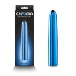NS Novelties Chroma Rechargeable Smoothie Vibrator Metallic Blue NSN 0305 18 657447105821 Multiview