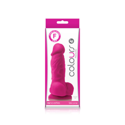 NS Novelties Colours 4 Inch Dong Firm Silicone Pink NSN-0404-14 657447100109
