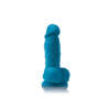 NS Novelties Colours 4 Inch Dong Firm Silicone Blue NSN-0404-17 657447100123