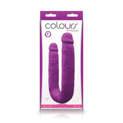 NS Novelties Colours DP Pleasure Double Penetrator Dong Purple NSN 0403 55 657447102783 Boxview