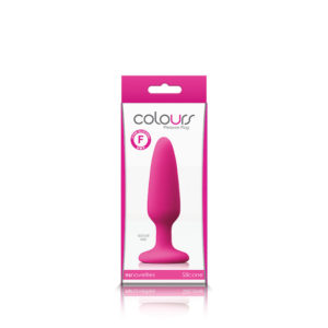NS Novelties Colours Pleasure Plug Butt Plug Small Pink NSN 0413 24 657447101892 Boxview