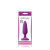 NS Novelties Colours Pleasure Plug Butt Plug Small Purple NSN 0413 25 657447101908 Boxview