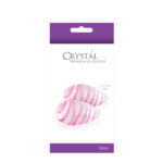 NS Novelties Crystal Eggs Clear Pink Stripe NSN 0703 11 657447090349 Boxview