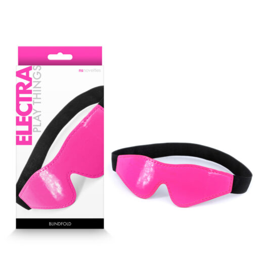 NS Novelties Electra Play Things Blindfold Neon Pink NSN 1310 04 657447105012 Multiview