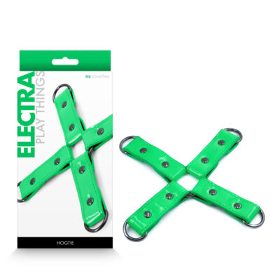 NS Novelties Electra Play Things Hogtie Connector Neon Green NSN 1310 58 657447105180 Multiview