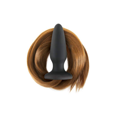 NS Novelties Filly Tails Anal Plug Chestnut Brown NSN-0510-26 657447098147