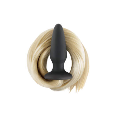 NS Novelties Filly Tails Pony Tail Butt Plug Palomino Blonde NSN 0510 21 657447098123 Detail