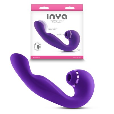 NS Novelties INYA Symphony Rocking G Spot Vibrator with Air Pulse Clitoral Purple NSN 0557 35 657447105517 Multiview