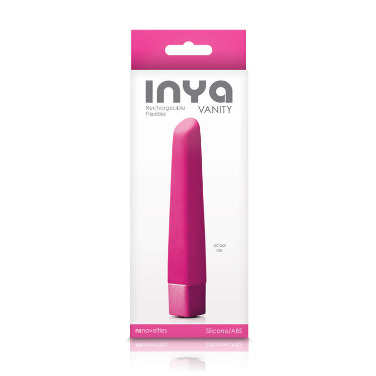 NS Novelties INYA Vanity Compact Vibrator Pink NSN 0554 14 657447100949 Boxview