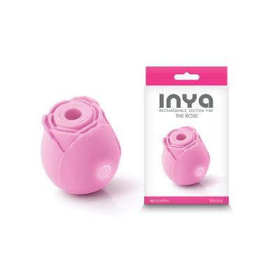 NS Novelties Inya The Rose Air Suction Clitoral Stimulator Light Pink NSN 0554 64 657447104336 Multiview