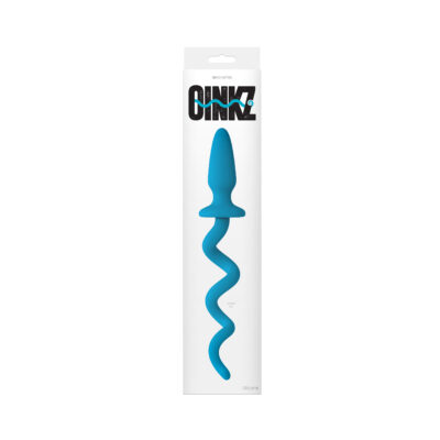 NS Novelties Oinkz Pig Tail Butt Plugs Blue NSN-0511-47 657447099779