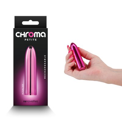 NS Novelties Petite Rechargeable Pointed Bullet Vibrator Pink Metallic NSN 0305 04 657447105876 Multiview
