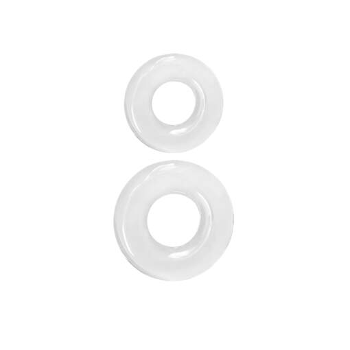 NS Novelties Renegade Double Stack Cock Ring Clear NSN 1111 71 657447101496 Detail