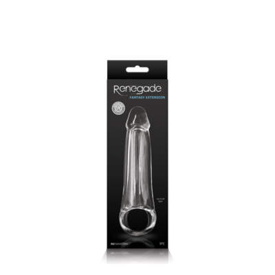 NS Novelties Renegade Fantasy Extension Penis Sleeve Small Clear NSN 1115 71 657447102882 Boxview