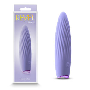 NS Novelties Revel Kismet Spiral Texture Vibrator Purple NSN 0675 15 657447104411 Multiview