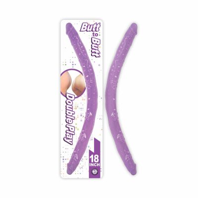 Nass Toys Butt To Butt 18 Inch Double Ender Dong Purple 2828 2 782631282825 Multiview