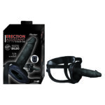 Nass Toys Erection Assistant 9 point 5 inch Hollow Strap on Black 3056 2 782631305623 Multiview