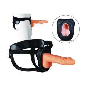 Nass Toys Erection Assistant 9 point 5 inch Hollow Strap on Light Flesh 3056 1 782631305616 Detail