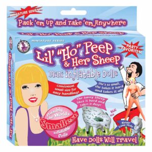 Nass Toys Lil Ho Peep and her Sheep Inflatable Mini Love Dolls Light Flesh 1965 782631019650 Boxview