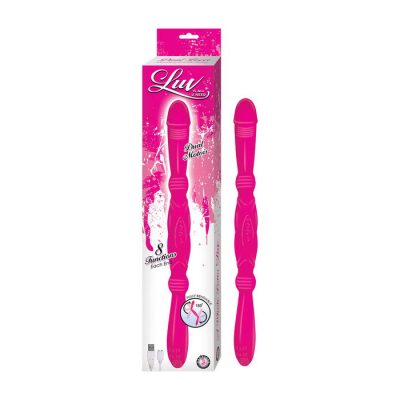 Nass Toys Luv Dual Lover Bendable Double Vibrator Pink NASS2977 782631297706 Multiview