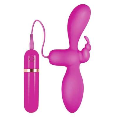 Nass Toys Nasswalk Sinful Dual Exciter Remote Vibrating Dual Toy Pink 2542-1-PNK 782631254211