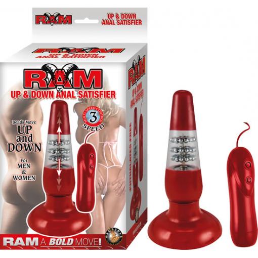 Nass Toys RAM Up and Down Anal Satisfier Red 2651-1-RED 782631265118