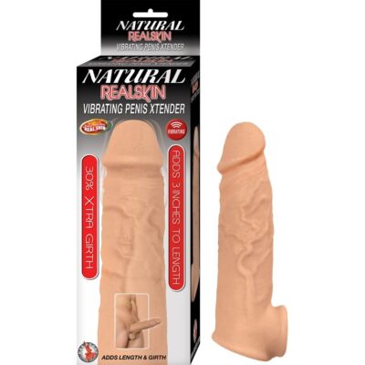 Nass Toys Realskin Vibrating 3 Inch Penis Xtender Light Flesh 2957 1 782631295719 Multiview