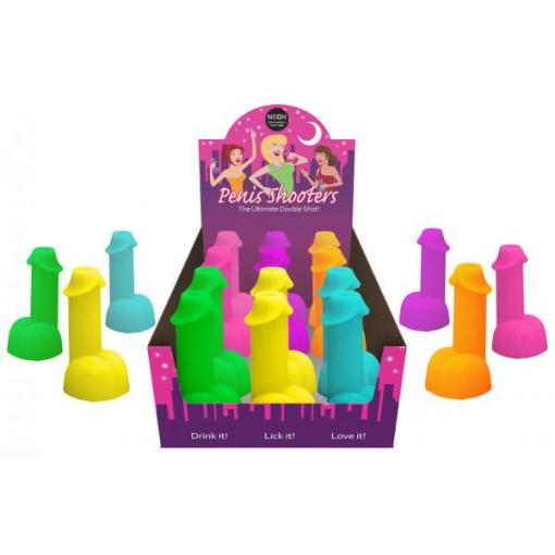 Neon Penis Shooters Penis Shaped Drink Cup NVE20 825156107416