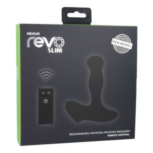 Nexus Nexus REVO Slim Remote Controlled Prostate Massager Black 5060274220929