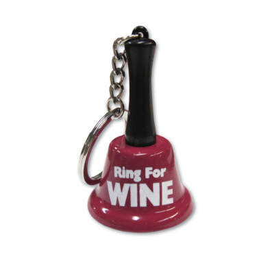 OZZE Creations Novelty Ring For Wine Keychain Bell OZ-KEY-10-E 623849032416