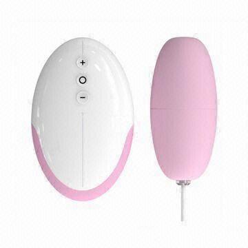 Odeco Vibrating Egg Wired Remote Pink White OD-1203RE