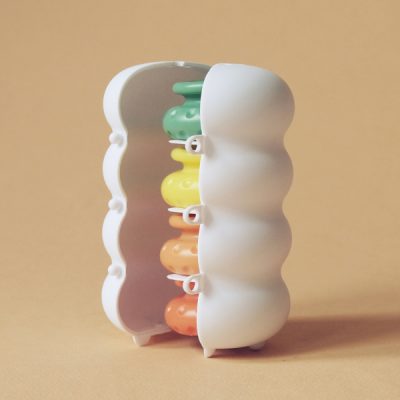 OhNut Set of 4 Stackable Buffer Cock Rings Classic Diameter Rainbow 334003 850028334003 Case Detail