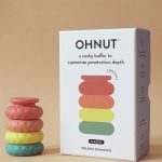 OhNut Set of 4 Stackable Buffer Cock Rings Classic Diameter Rainbow 334003 850028334003 Multiview