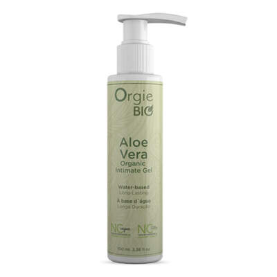 Orgie Bio Aloe Vera Organic Intimate Gel Lubricant 100ml 5600298351539 Boxview